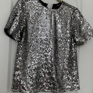 Sequin shiny top from express size S